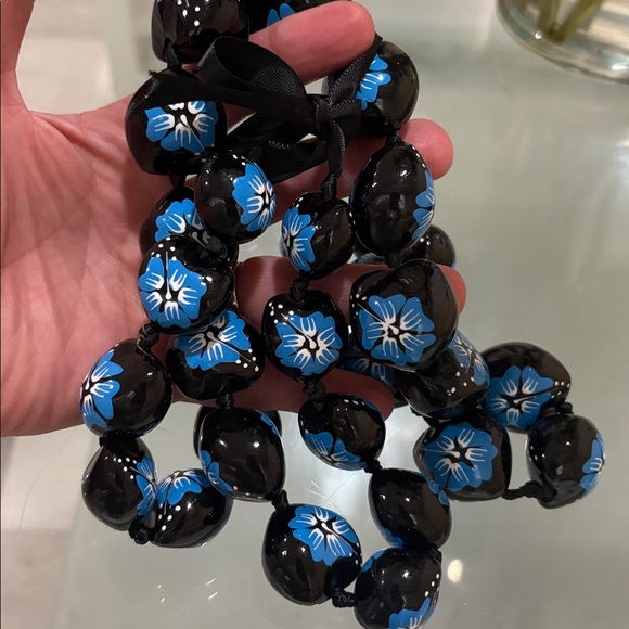 Black Tagua Nut Bead Jewelry Vegetable Ivory - Picture 2 of 5